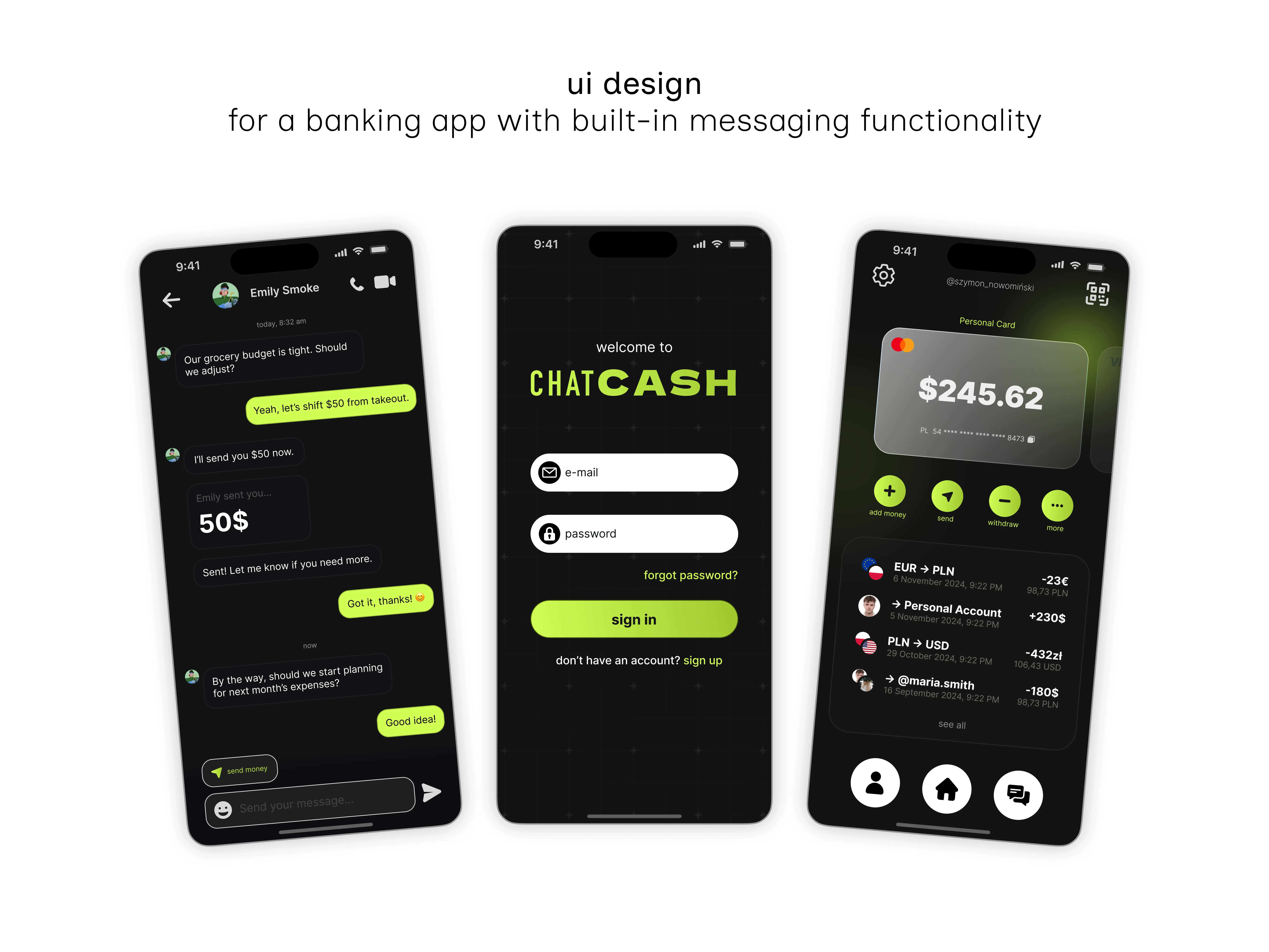 CHATCASH Project Visualization